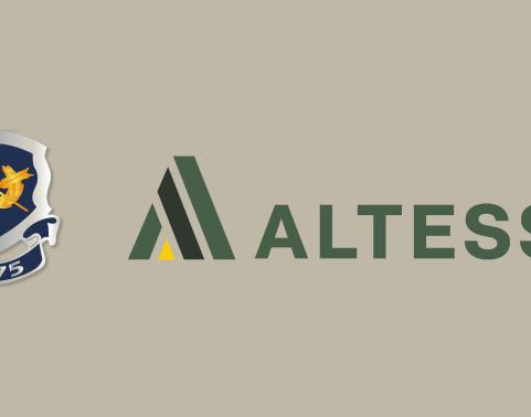 Army JAG Corps and ALTESS logos