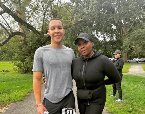 LTC Camille Morgan at a 5K event