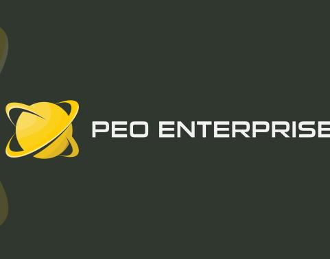 PEO Enterprise logo hero image.