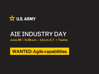 AIE Industry Day is June 20, 2024, on Teams.