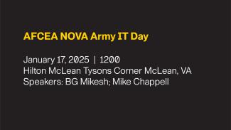 AFCEA NOVA Army IT Day